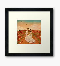 The flower way Framed Print