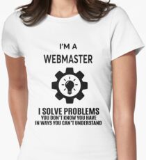 WEBMASTER - NICE DESIGN 2017 Women's Fitted T-Shirt