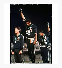 1968 Olympics Salute for Human Rights Photographic Print