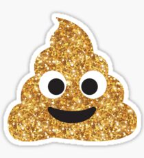 Glitter Poop Sticker