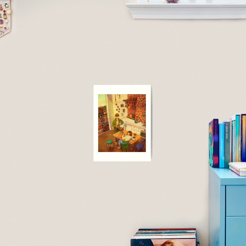 A drowsy morning Art Print