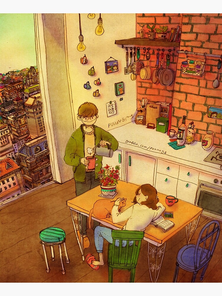 A drowsy morning by puuung1