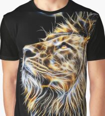Lion Fractalius Graphic T-Shirt