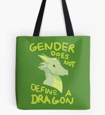 Gender Does Not Define Dragons Tote Bag