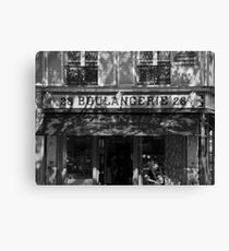 boulangerie in paris Canvas Print