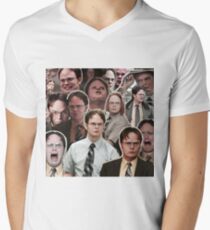 Dwight Schrute - Das Büro T-Shirt mit V-Ausschnitt für Männer