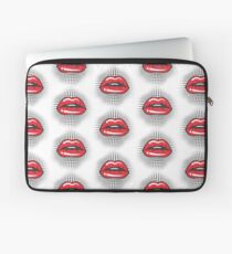 Red Retro Lips Laptop Sleeve