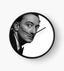 Salvador Dali Moustache Clock Clock