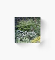 Herbaceous Border Acrylic Block