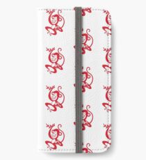 Red Monkey iPhone Wallet/Case/Skin