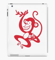 Red Monkey iPad Case/Skin