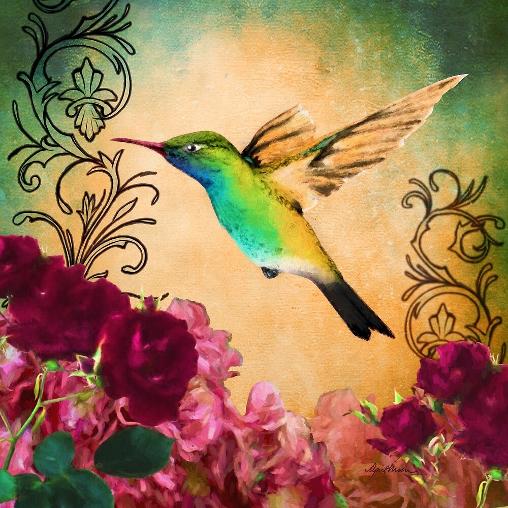 Hummingbird I by April  Moen