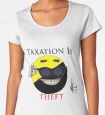 Taxation Is Theft - Ancap Women's Premium T-Shirt