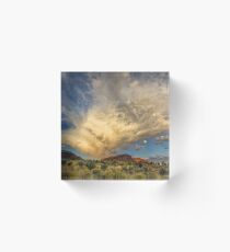 Kanab Clouds Acrylic Block