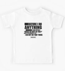 The Office - Dwightism (B/W) Kids Tee
