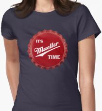 es & amp; s Mueller Time Red Tailliertes T-Shirt für Frauen