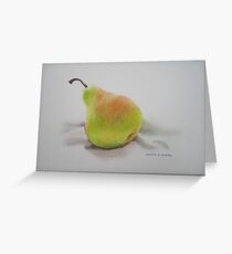 Juicy Pear Greeting Card