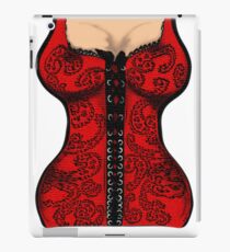 Red Paisley Corset iPad Case/Skin