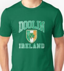 Doolin, Ireland with Shamrock Unisex T-Shirt