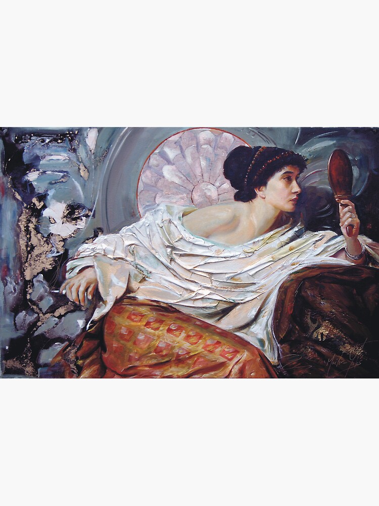 The Mirror (after Frank Dicksee) by melissamyartist