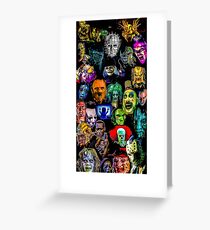 horror collection Greeting Card