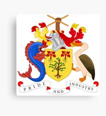 Barbados Coat of Arms Canvas Print