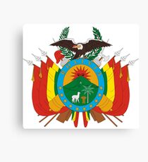 Bolivia Coat of Arms Canvas Print