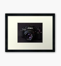 Classic 35mm Film Camera Framed Print
