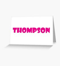 Thompson Grußkarte