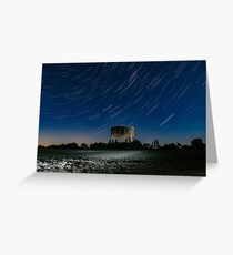 Jodrell Bank Star Trails Greeting Card