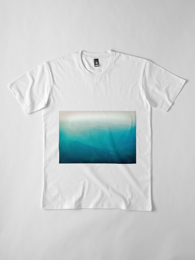 Alternate view of Vancouver Island from the air Premium T-Shirt