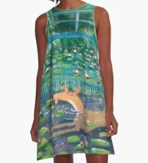 Greympressionism A-Line Dress