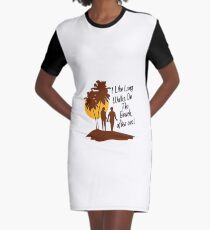 I LIKE LONG Graphic T-Shirt Dress