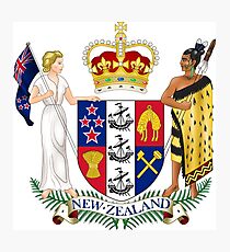 New Zealand Coat of Arms Photographic Print