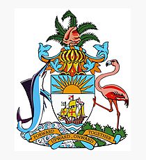 The Bahamas Coat of Arms Photographic Print