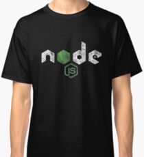 Vintage Distressed NodeJS JavaScript Programmer Classic T-Shirt