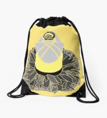 Ballerina (yellow) Drawstring Bag