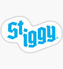 St. Iggy (St. Ignace, Michigan) Cyan Sticker