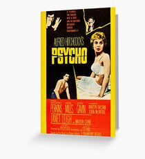 Psycho Greeting Card