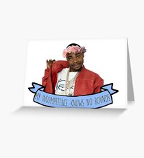 Tracy Jordan 30 Rock quote Greeting Card