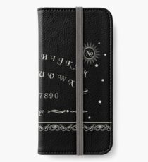 Ouija Board Pattern in Black iPhone Wallet/Case/Skin
