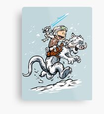 Calvin and Hoth Metal Print
