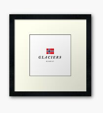 Norway Glaciers Framed Print