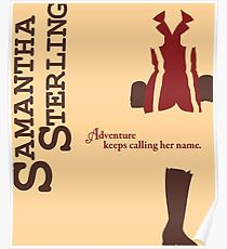 Adventurer Samantha Sterling Poster