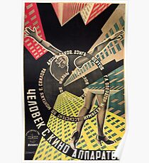Man with a Movie Camera, vintage movie poster, 1929 Poster