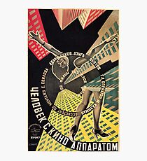Mann mit einem Film, Vintage Filmplakat, 1929 Fotodruck
