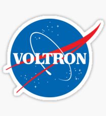 NASA (but it's voltron) Sticker