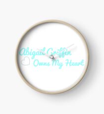 Abigail Griffin owns my heart Clock