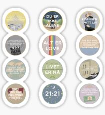 EVAK: A MINIMALIST LOVE STORY VOL. II Sticker