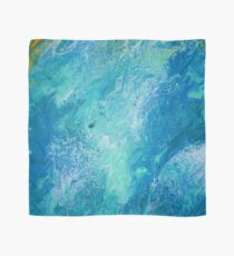 bird's eye view of ocean Scarf